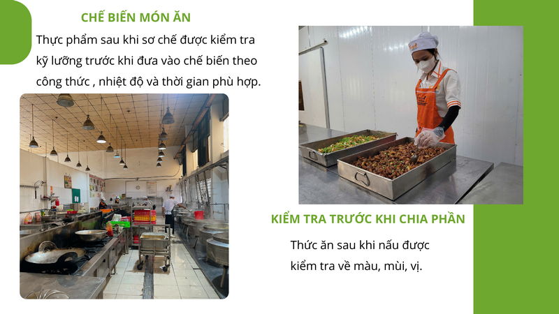 Cam kết tiêu chuẩn vàng cho từng suất ăn bán trú tại Khang Võ