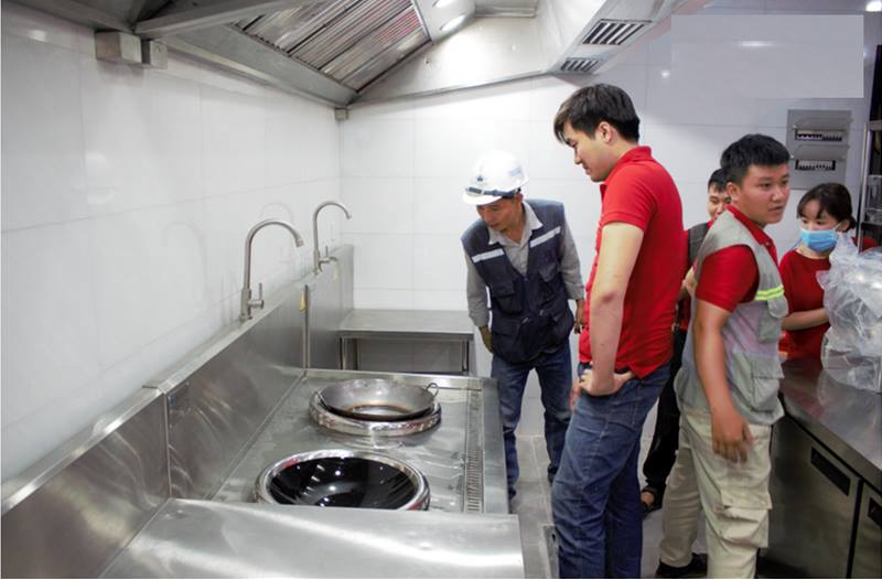 Khang Võ là đơn vị thi công - lắp đặt bếp công nghiệp uy tín và chuyên nghiệp