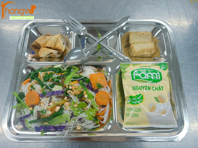 Thực đơn món chay tại Khang Võ với hơn 128 món